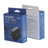 iggual Cargador portátil y móvil tipo C PD 100W