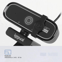 iggual Webcam USB 4K UHD WC3840 Business Pro View