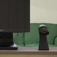 iggual Lector código barras 2D USB botón soporte