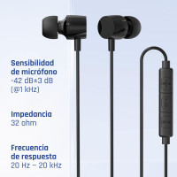iggual Auriculares tipo C intrauditivos con micro