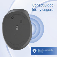 iggual Ratón inalámbrico ERGO-SILENT-6D 1600DPI