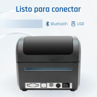 iggual Impresora etiquetas envíos USB+Bluetooth