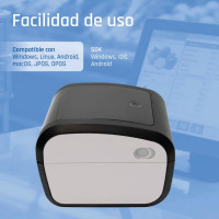 iggual Impresora etiquetas envíos USB+Bluetooth