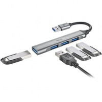 NGS HUB 4 PUERTOS USB: 1 X USB 3.2, 3 X USB 2.0