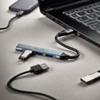 NGS HUB 4 PUERTOS USB: 1 X USB 3.2, 3 X USB 2.0