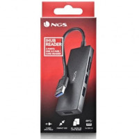 NGS Hub Reader 3.0 con lector de tarjeta