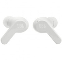 Auriculares Bluetooth JBL Wave Beam con estuche de carga/ Autonomía 8h/ Blanco