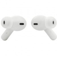 Auriculares Bluetooth JBL Wave Beam con estuche de carga/ Autonomía 8h/ Blanco