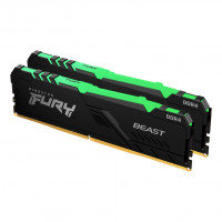RAM Kingston 32GB Fury Beast RGB Black (2x 16GB) DDR4 3200Mhz 