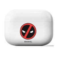 Estuche Protector AirPods PRO Leotec Deadpool 002 Marvel Blanco