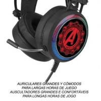 Auriculares Gaming con Micrófono Leotec Avengers 003 Marvel Jack 3.5