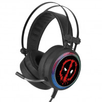 Auriculares Gaming con Micrófono Leotec Deadpool 001 Marvel Jack 3.5