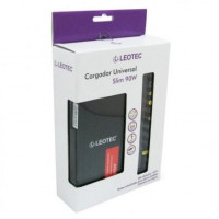 carregador de Portátil Leotec Ultraslim 90W Automático 12 Conectores Voltaje 15-20V