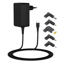 Cargador Universal Leotec Notebook 45W Type-C/ 1x USB Tipo-C/ 2.25A