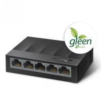 SWITCH TP-LINK LS1005G 5 PUERTOS RJ45 101001000 NEGOCIACIN AUTOMATICA CARCASA DE PLSTICO GREEN TECH PARA AHORRO DE ENERGA