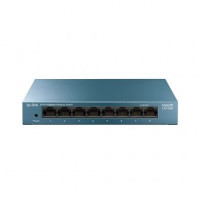 SWITCH TPL-LINK LS108G 8 PUERTOS RJ45 101001000 NEGOCIACIN AUTOMATICA CARCASA DE METAL GREEN TECH PARA AHORRO DE ENERGA