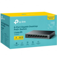 TP-Link LS108GP Switch 8xGb PoE+ 62W Desktop