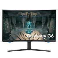 Monitor Inteligente Gaming Curvo Samsung Odyssey G6 S27BG650EU 27'/ QHD/ 1ms/ 240Hz/ VA/ Multimedia/ Negro
