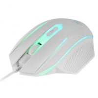 Pack Gaming Mars Gaming MCP124/ Teclado H-MECH  + Ratón Óptico + Alfombrilla/ Blanco