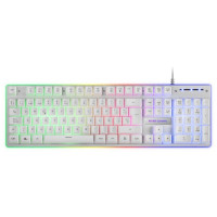 Pack Gaming Mars Gaming MCPX Teclado H-MECH  + Ratón Óptico + Alfombrilla branco