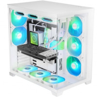 Caja Gaming Semitorre Mars Gaming MCVPRO/ Blanca