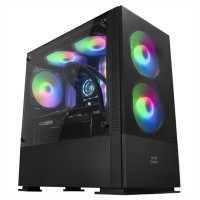 Caixa Mars Gaming MCZ PREMIUM M-ATX 2X FRGB Preto