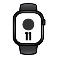 Apple Watch Series 11/ GPS/ 42mm Negro Azabache/ Correa Negro (S/M)