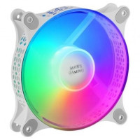 Ventiladores Mars Gaming MFDUOW 12cm FRGB Blancos