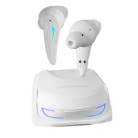 Auriculares Bluetooth Mars Gaming MHI-Ultra con estuche de carga Autonomía 7-8h Blancos