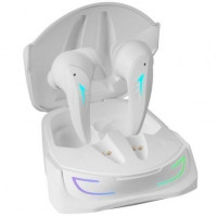 Auriculares Bluetooth Mars Gaming MHI-Ultra con estuche de carga Autonomía 7-8h Blancos