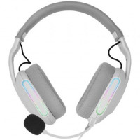 Auriculares Gaming con Micrófono Mars Gaming MH-PRO/ Jack 3.5/ USB/ Blancos