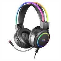 Auriculares Gaming con Micrófono Mars Gaming MHRGB Jack 3.5 Pretos