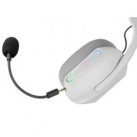 Auriculares Gaming Inalámbricos con Micrófono Mars Gaming MHWPRO/ Jack 3.5/ Bluetooth/ Blancos