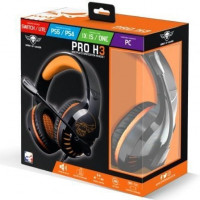 Auriculares Gaming con Micrófono Spirit of Gamer PRO-H3 Multiprataforma Edition Jack 3.5 Naranja