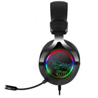 Auriculares Gaming con Micrófono Spirit of Gamer XPERT H600/ Jack 3.5/ USB 2.0/ Gris Oscuro