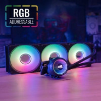 SISTEMA DE REFRIGERACIÓN LÍQUIDA AEROCOOL MIRAGE L360 - ILUMINACIÓN RGB - BLOQUE COBRE  RADIADOR ALUMINIO - SOCKET INTELAMD SEGÚN ESPECIFICACIONES