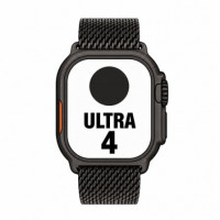 Apple Watch Ultra 4/ GPS/ 49mm/ Caja de Titanio Negro/ Correa Milanese Loop en Titanio Negro/ M