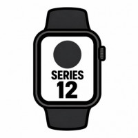Apple Watch Series 12/ GPS/ 42mm/ Negro/ Correa Deportiva Negro (S/M)