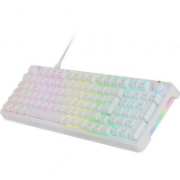 Teclado Gaming Mecánico Mars Gaming MKPROBES/ Switch Azul/ Blanco