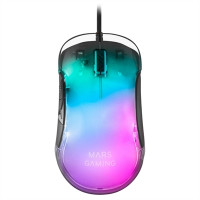 Ratón Gaming Mars Gaming MMGLOW Hasta 12800DPI Preto