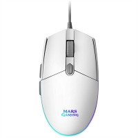 Mars Gaming Ratón MMG 3200dpi RGB FLOW branco