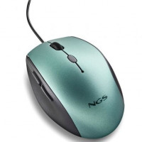 NGS WIRED ERGO SILENT MOUSE + USB TYPE C ADAPT ICE