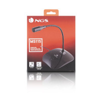 NGS MS-115 Micróno Sobremesa Jack 3.5 Preto