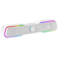 Barra de Sonido con Bluetooth Mars Gaming MSBX 10W 2.0 Blanca