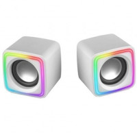 MARS GAMING Altavoces MSCUBE Premium 8W White