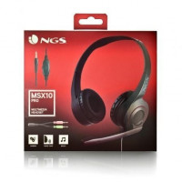 Auriculares NGS MSX 10 Pro con Micrófono Jack 3.5 Negros