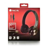 Auriculares NGS MSX 11 Pro con Micrófono Jack 3.5 Negros