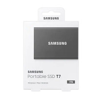 Samsung T7 SSD Externo 1TB NVMe USB 3.2  Cinza 
