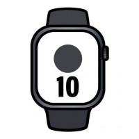 Apple Watch Series 10/ GPS/ Cellular/ 42mm/ Caja de Aluminio Negro Azabache...
