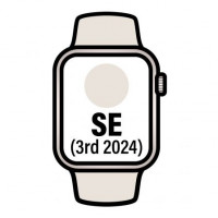 Apple Watch SE 3rd V2/ GPS/ 44mm/ Caja de Aluminio Blanco Estrella/ Correa...